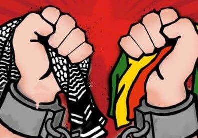 BASTA DE BOMBARDEOS EN MEDIO ORIENTE. LIBERTAD PARA LOS PUEBLOS DE PALESTINA Y KURDISTAN.